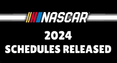 Nascar 2024 Schedule Pdf Form - Flore Jillana