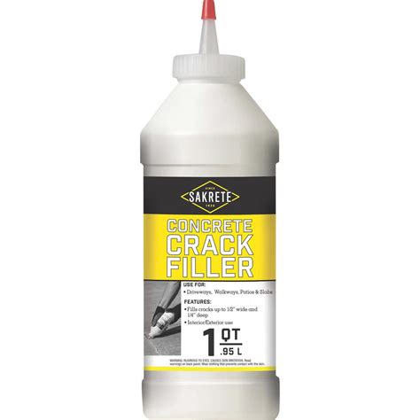 SAKRETE 1 Qt. Concrete Crack Filler-60205006 - The Home Depot