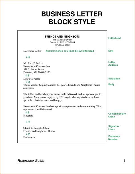 examples block style business letters expense report template full letter format | Business ...