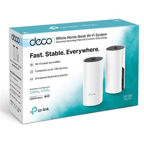 TP-Link Deco M4 AC1200 Whole Home Mesh WiFi (2-Pack) | Deco M4 2Pack | City Center For Computers ...