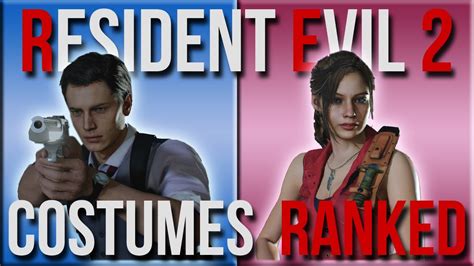 All RESIDENT EVIL 2 Costumes RANKED WORST to BEST (2 remake) - YouTube