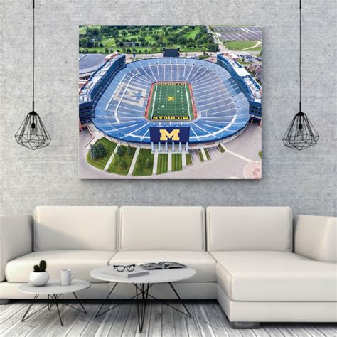 Michigan Stadium Aerial View Photo U of M Aerial Photography - Etsy