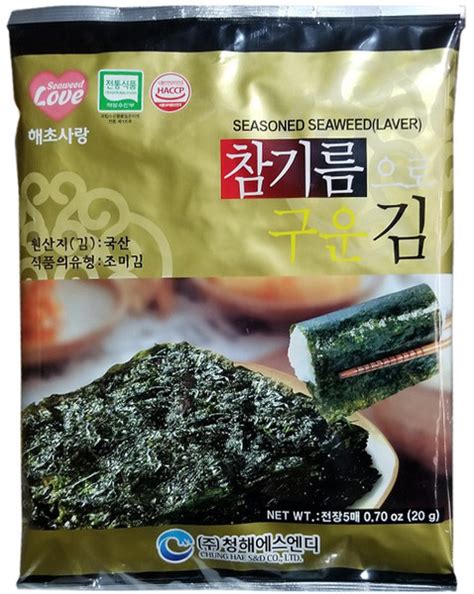 ROASTED SEASONED SEAWEED (SEAWEED LOVE)