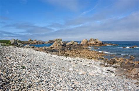 Pink Granite Coast stock photo. Image of natural, brittany - 36282196