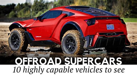 Top 12 Supercars Equally Fast on Tracks and Off-road | Public Content ...