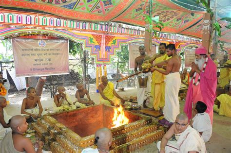 Preparing for Maha Rudra Yagna