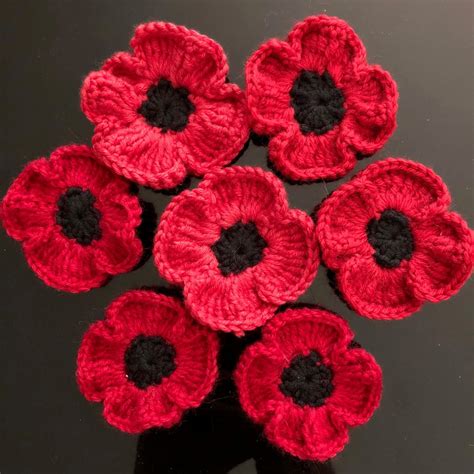 Patterns | Crochet poppy free pattern, Remembrance day poppy, Knitted ...