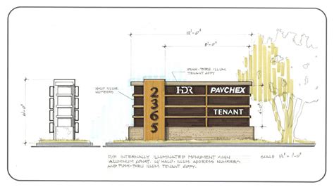 Architectural signage, Monument signs, Signage design