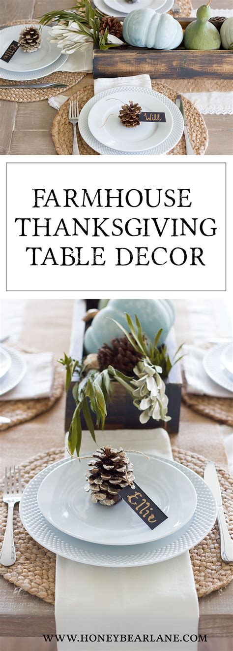 Easy Thanksgiving Table Decor - Honeybear Lane
