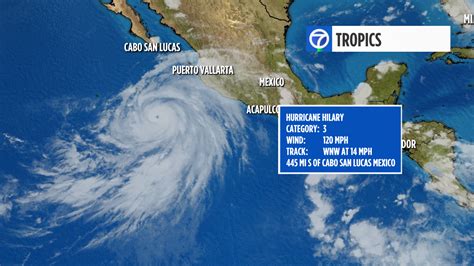 Hurricane Hilary now Category 3, could be 1st tropical storm to hit ...