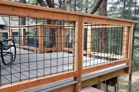 20++ Black Hog Wire Deck Railing - PIMPHOMEE