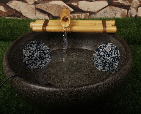 Buy Bamboo Water Fountain Medium 12 Inch Three Arm Style without Pump ...