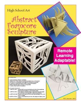 HS ART Abstract Foamcore Sculpture by Art of Learning | TpT