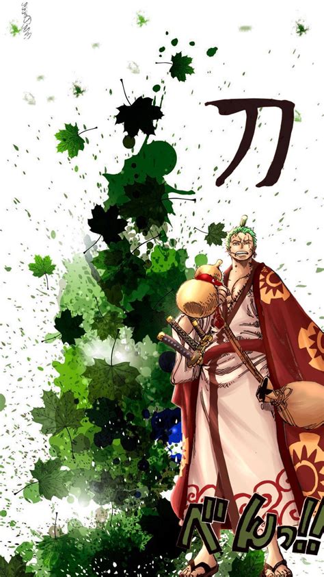 Download Zoro One Piece Wano 4K Red Outfit Wallpaper | Wallpapers.com