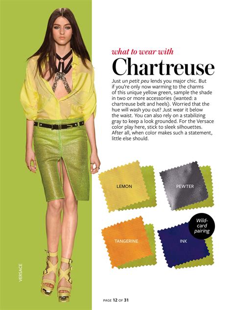 What to wear with...chartreuse. | Colour combinations fashion, Color combinations for clothes ...