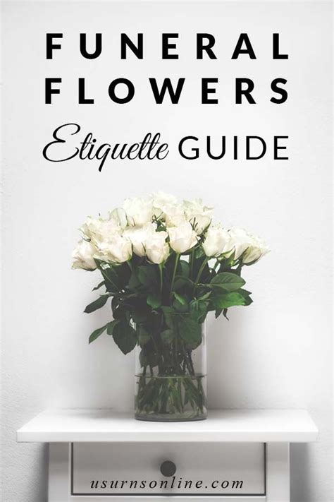 Funeral Flowers: Etiquette, Messages, When & How to Send » Urns ...