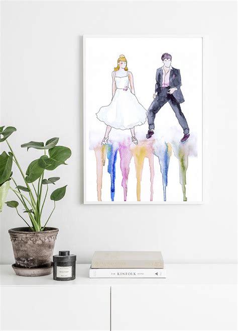 Grease Art Print Watercolor Movie Poster Pop culture print | Etsy