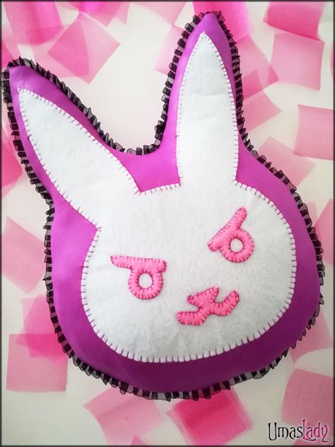 D.Va Bunny Plush inspired to #D.va #Overwatch and 100% #handmade. Only ...