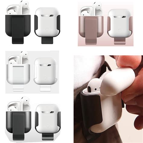 Clip AirPods Accessories Case Protective Silicone Cover Holder For Apple Air Pod | eBay