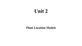 Plant location problems | PPT | Free Download