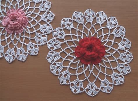 Crochet Doily Flower Part 2 - Crochet Ideas