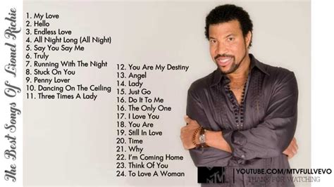 Lionel Richie Songs - South Africa News