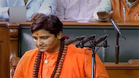 Controversy erupts over Bhopal MP Sadhvi Pragya's name during oath as Lok Sabha member