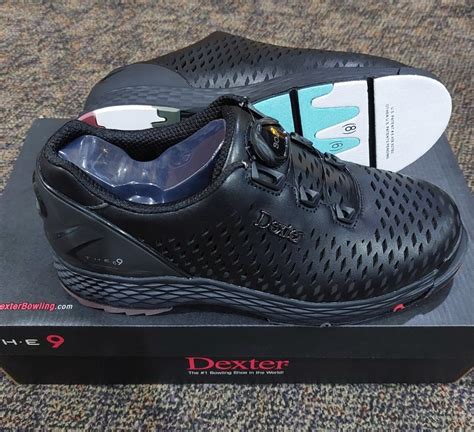 Sale!!! Dexter THE C9 Lazer Black Wide BOA Bowling Ball Shoes, Sports ...