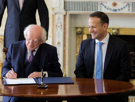 Diary | President Presents Taoiseach With Seal Of Office | President of ...