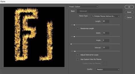 Create a fire text effect in Photoshop - Edit with Kim