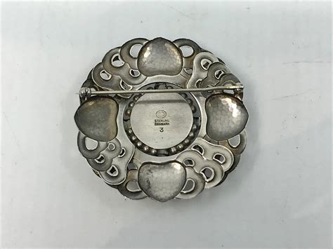 Large Georg Jensen Brooch 3 - Greg Pepin Silver