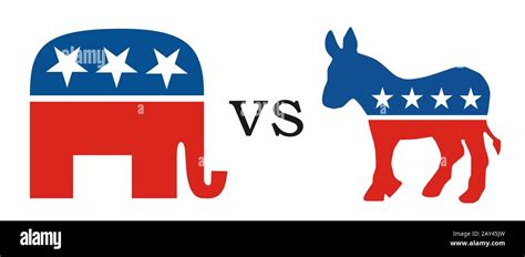 Democratic republican symbol hi-res stock photography and images - Alamy