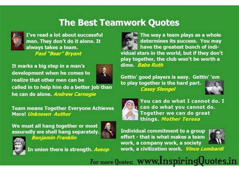 Teamwork Quotes Team work Thoughts Images Wallpapers Pictures - Inspirational Quotes Pictures ...