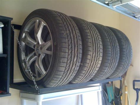 diy tire rack - DIY Reviews & Ideas