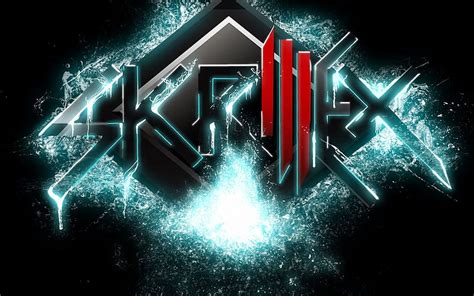 HD wallpaper: Skrex logo wallpaper, Skrillex, digital art, illuminated, light - natural ...