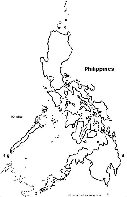 Blank Map Of The Philippines