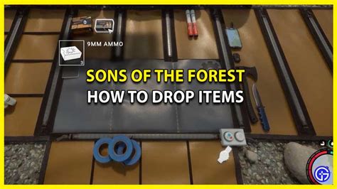 Sons Of The Forest Item Drop - How To Remove Inventory Items