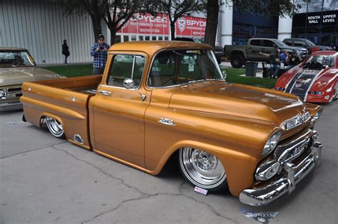 Just A Car Guy: plenty of perfect old Chevy trucks at SEMA again this year