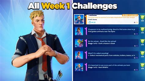 Fortnite All Week 1 Challenges Guide (Fortnite Chapter 2 Season 6) Week ...