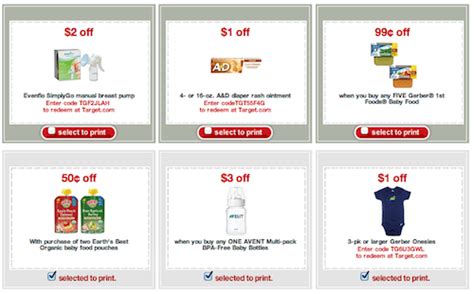 24 Target Printable Baby Coupons Available Today!