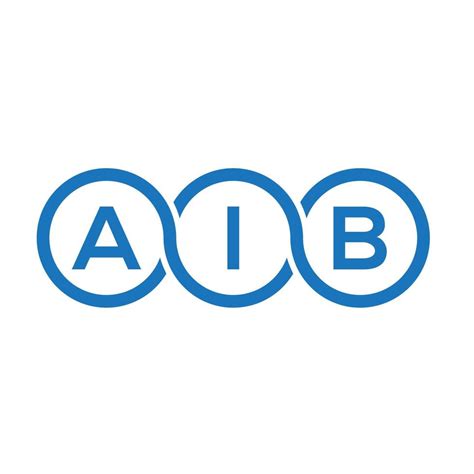 AIB letter logo design on white background. AIB creative initials ...