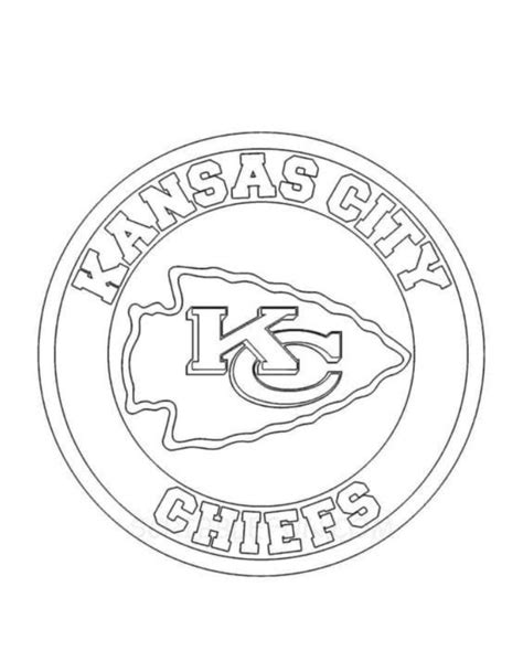 Chiefs Helmet Coloring Page | Coloringus.com