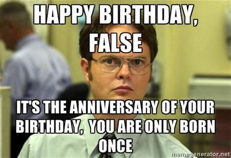 birthday meme the office - Google Search | Happy birthday meme, Funny happy birthday meme ...