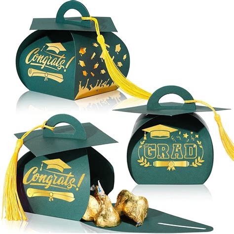 Buy 30 Pieces Graduation Cap Gift Box Graduation Party Favors ...
