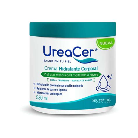 CREMA HIDRATANTE CORPORAL PIEL SECA 530ml UREACER - Deutsche Pharma