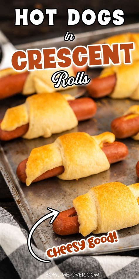 Cheese Stuffed Crescent Roll Hot Dog Recipe | Recipe | Crescent dog recipes, Hot dog crescent ...