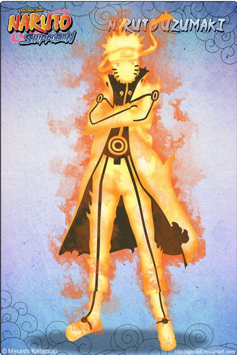 Naruto 9-Tails Chakra Mode by Apostoll on DeviantArt