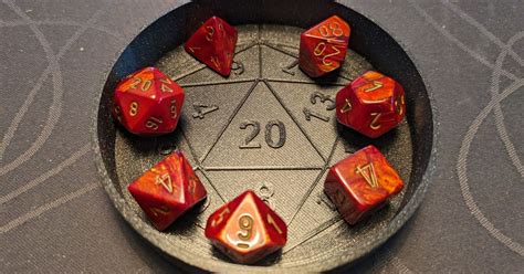 Dice Tray D20 by Rower | Download free STL model | Printables.com