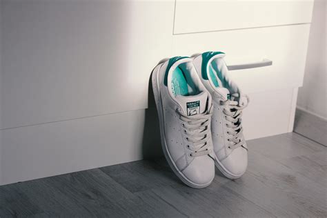 White Adidas Stan Smith Sneakers · Free Stock Photo