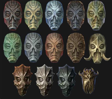 Dragon Priest Masks - Pompeii & Pomegranates | Elder scrolls skyrim, Dragon priest masks, Skyrim art